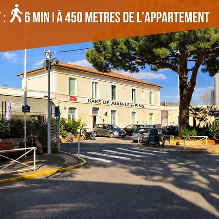 Appartement Unique Proche Des Plages & Pinede A Juan-les-pins Antibes
